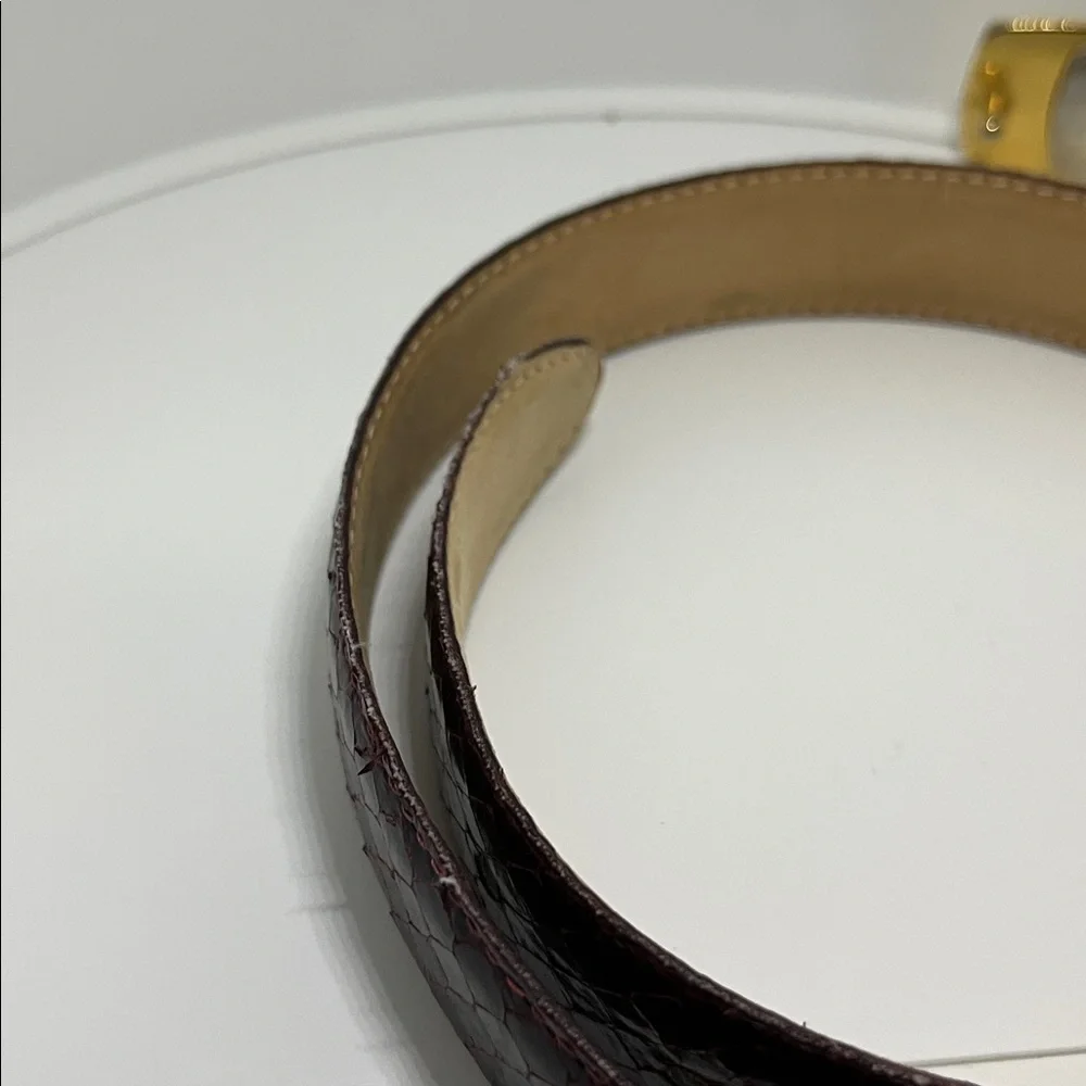 vintage snakeskin belt by Christopher Roberts